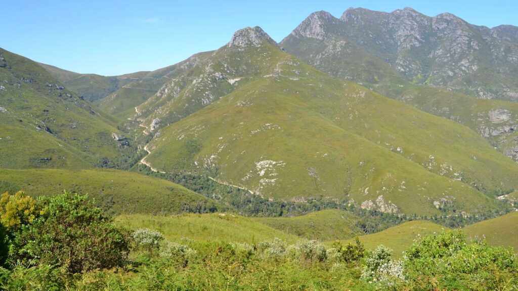 The scenic Montagu Pass in George