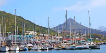 Boats at Hout Bay harbour