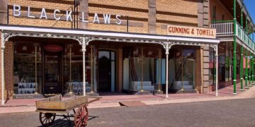 Open air mining museum in Kimberley