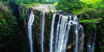 Magwa Falls on the Wild Coast