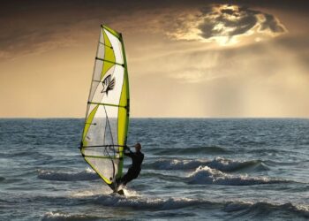 Windsurfer in Coffee Bay