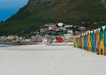 Muizenberg beach scenery