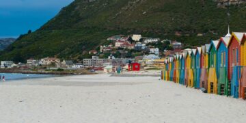 Muizenberg beach scenery