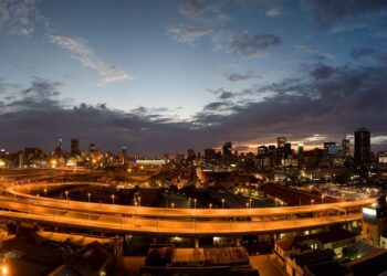 Johannesburg city lights