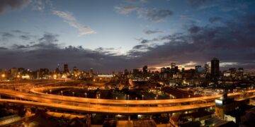 Johannesburg city lights