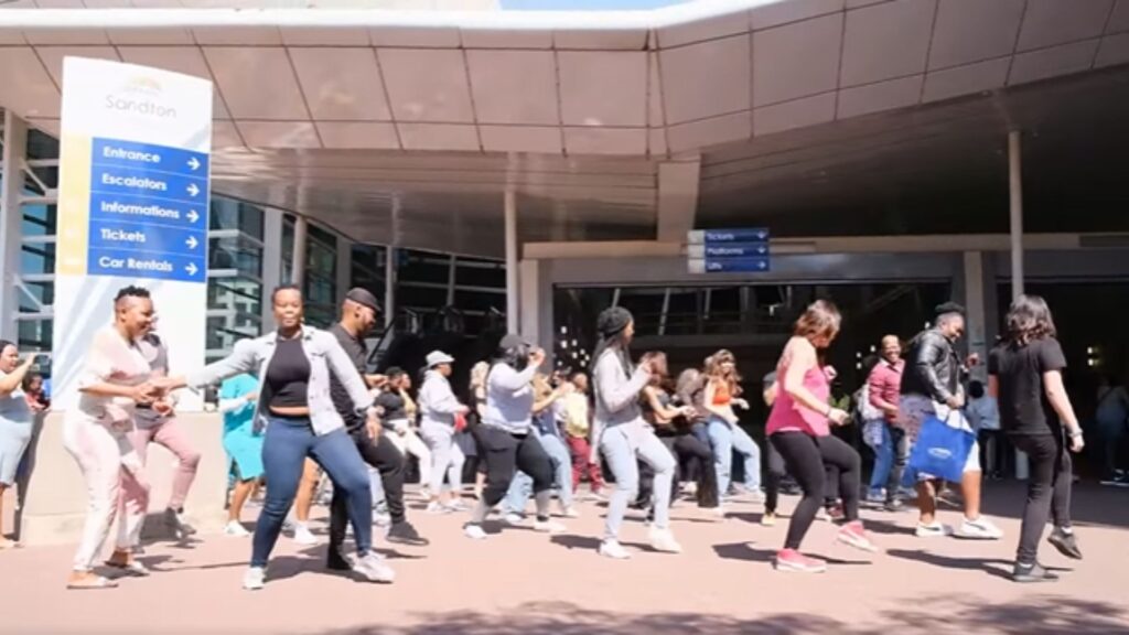 Gautrain flash mob