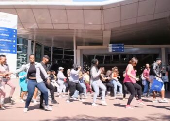 Gautrain flash mob