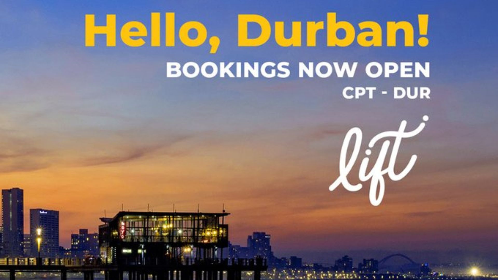 It's about time: LIFT launches new Cape Town-Durban route - I Love