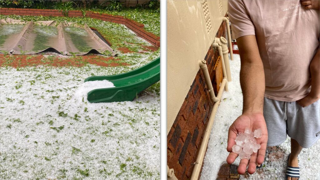 hail johannesburg