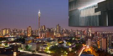 heavy showers gauteng