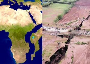 Africa splitting in two