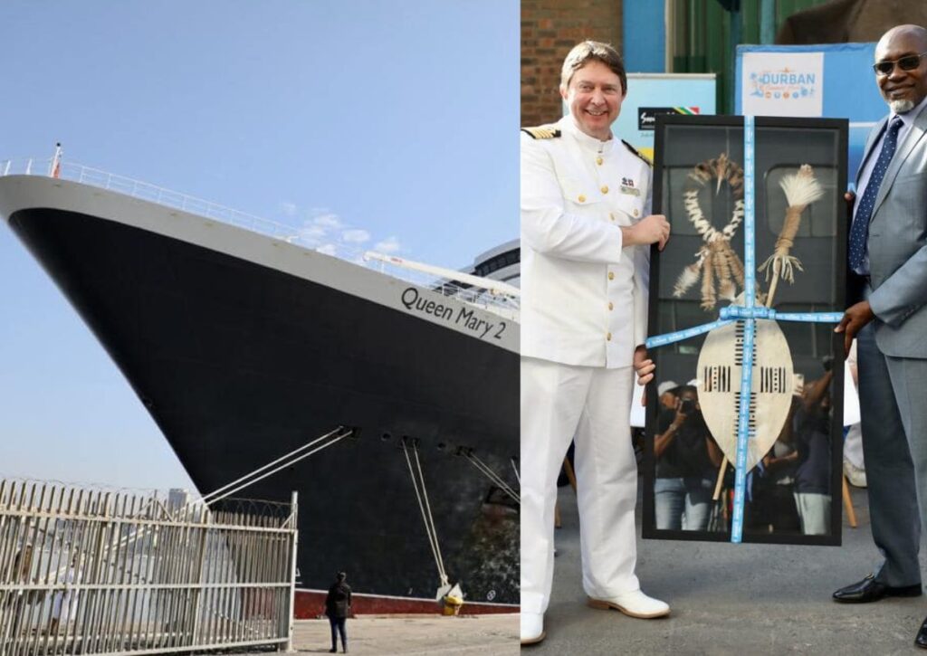 WATCH: One of the longest passenger ships in the world docked in Durban