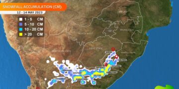 Widespread SNOW of up 20cm expected in these areas