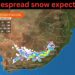 Widespread SNOW of up 20cm expected in these areas