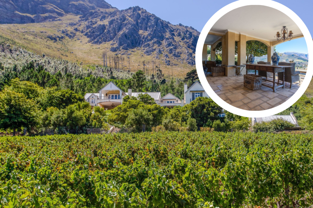 wine farm, Franschhoek Valley, R75 million