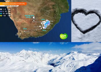 SNOW of more than 10cm expected in these parts of SA